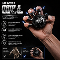 GripNova™ Hand Strength Trainer | Premium Finger & Forearm Grip Exerciser