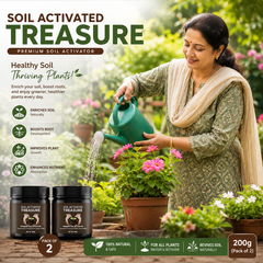 Soil Activated Treasure Premium Soil Activator 200gram (Pack of 2)