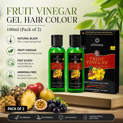 Fruit Vinegar Gel Hair Colour 100ml (Pack of 2)