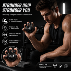 GripNova™ Hand Strength Trainer | Premium Finger & Forearm Grip Exerciser
