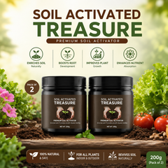 Soil Activated Treasure Premium Soil Activator 200gram (Pack of 2)