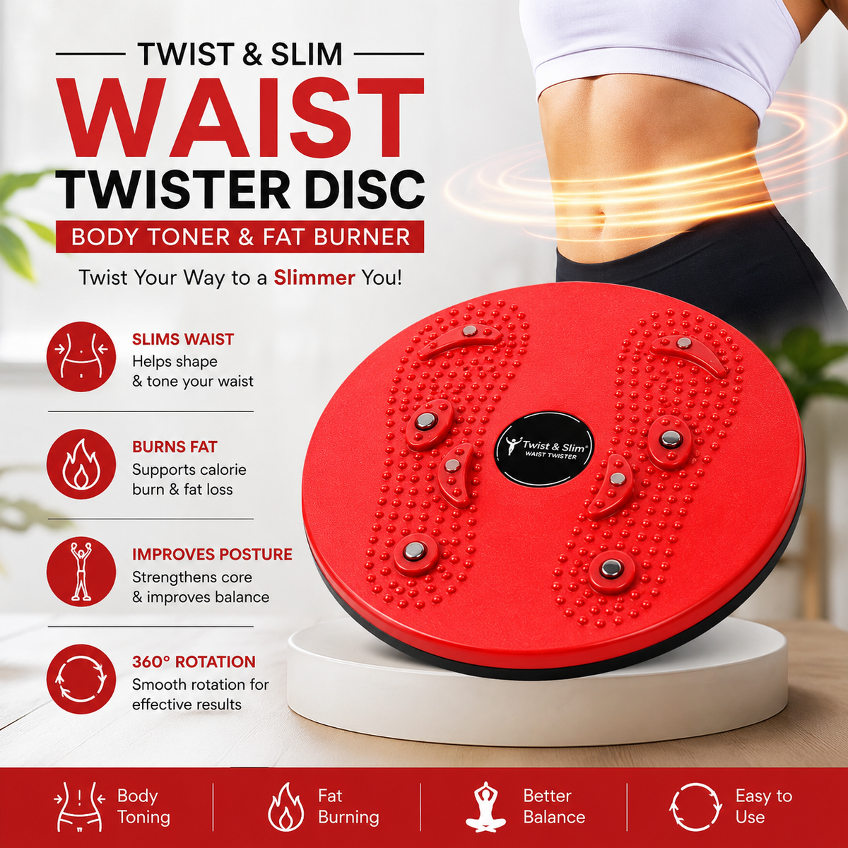 🔥 Twist & Slim Waist Twister Disc – Body Toner & Fat Burner