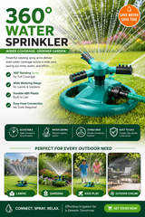 360 Degree Water Sprinkler